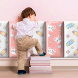 Padded Wall Cushion Stickers | Cotton Padded Wall Sticker