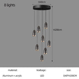Kronleuchter im Capsule-Design: Schlanke und stilvolle Beleuchtung