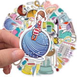 Cartoon Sewing Machine Stickers