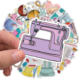 Cartoon Sewing Machine Stickers