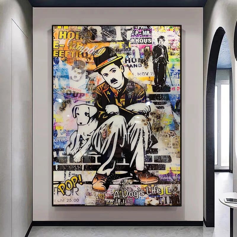 Charlie Chaplin Dogs Life Art: Discover Exquisite Pieces