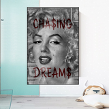 Chasing Dreams: Marilyn Poster – Entdecken Sie ikonische Schönheit