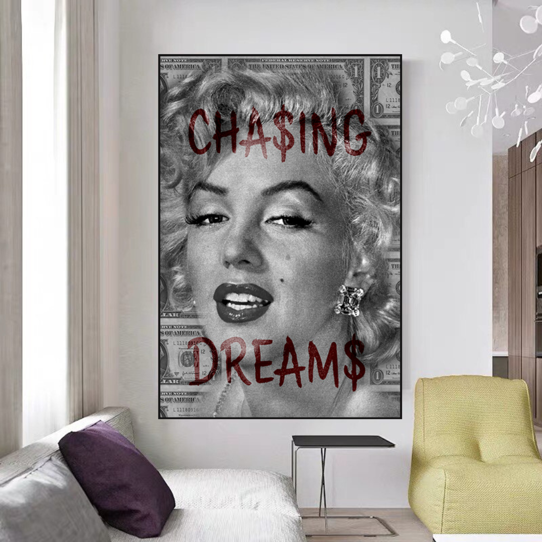 Chasing Dreams: Marilyn Poster – Entdecken Sie ikonische Schönheit