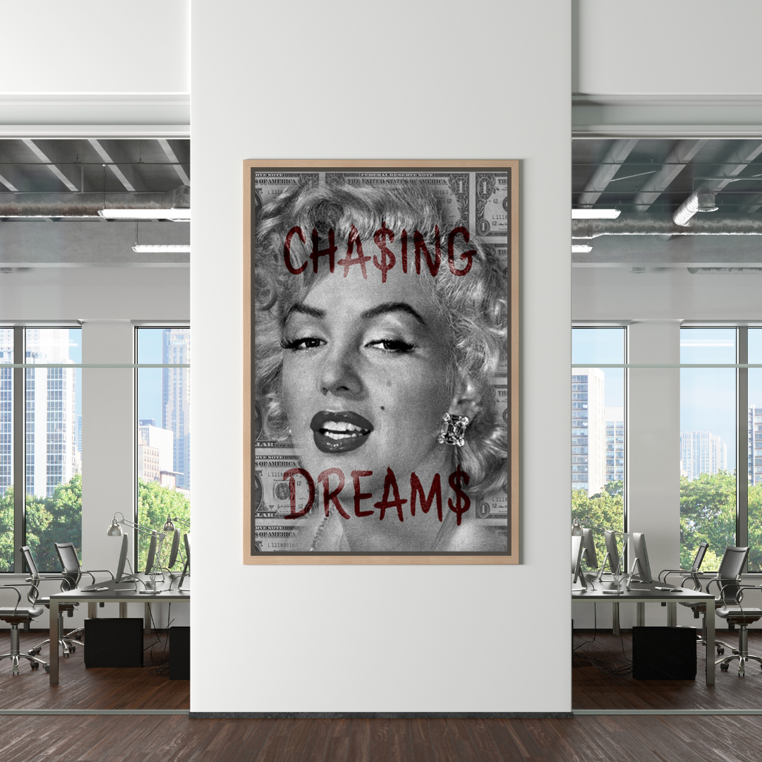 Chasing Dreams: Marilyn Poster – Entdecken Sie ikonische Schönheit