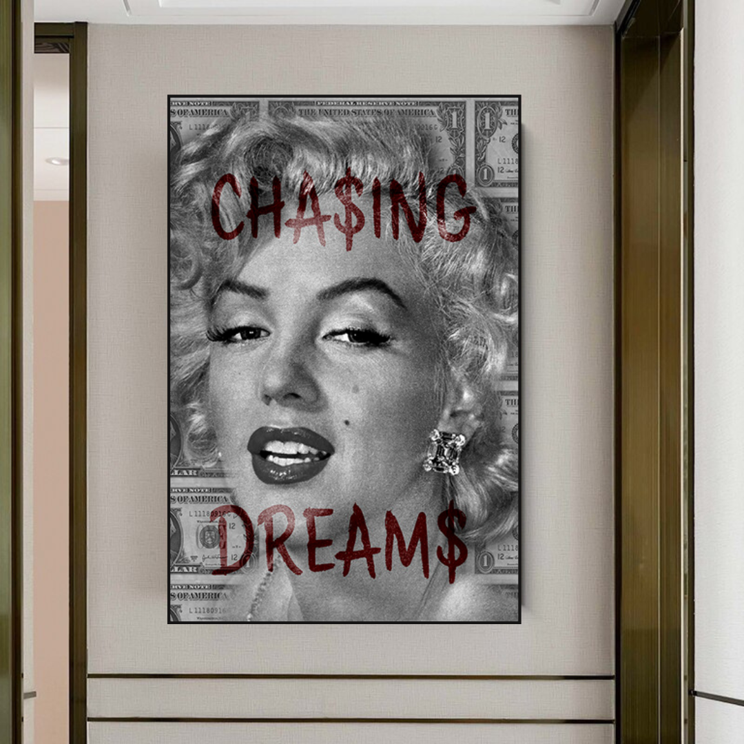 Chasing Dreams: Marilyn Poster – Entdecken Sie ikonische Schönheit