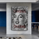 Chasing Dreams: Marilyn Poster – Entdecken Sie ikonische Schönheit