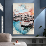 Art du paysage de la ville de Venise - Venise Poster