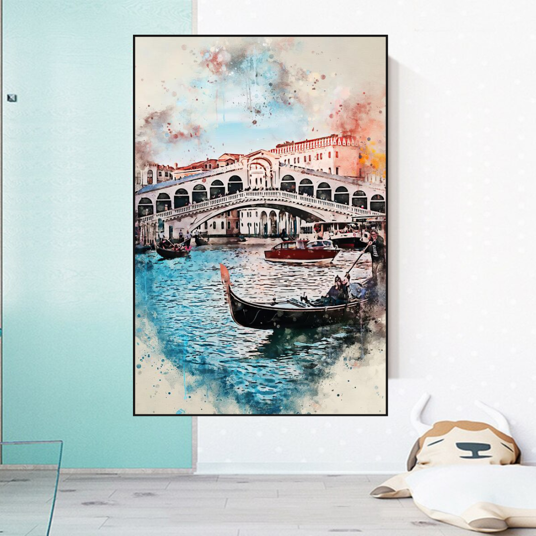 Art du paysage de la ville de Venise - Venise Poster