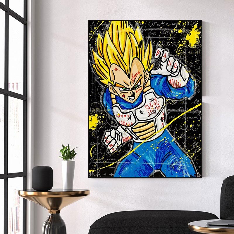 Classic Anime Character Comics Canvas Wall Art