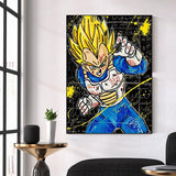 Klassische Anime-Charakter-Comics-Leinwand-Wandkunst