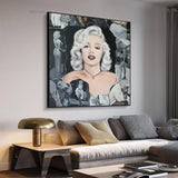 Affiche Marilyn classique en noir et blanc - Édition limitée