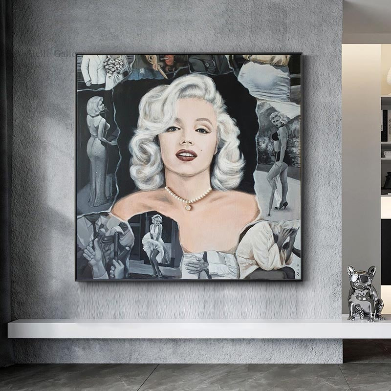 Classic Black and White Marilyn Poster - Limited Edition