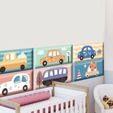 Coussins de sécurité muraux rembourrés pour enfants Classic Car Race