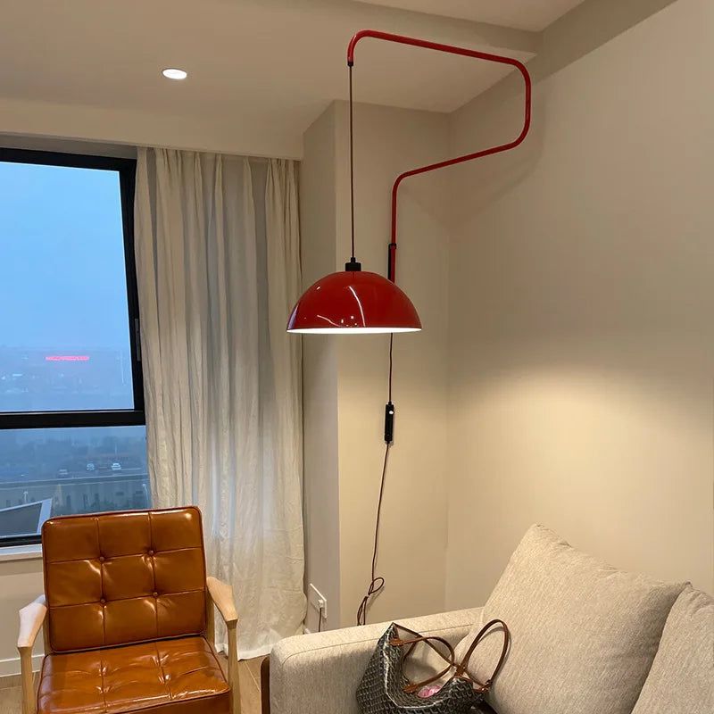 Classic Long Arm Adjustable Pendant Wall Light