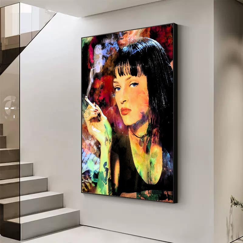 Classica Movie Pulp Fiction Mia Art mural sur toile