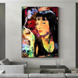 Classica Movie Pulp Fiction Mia Art mural sur toile