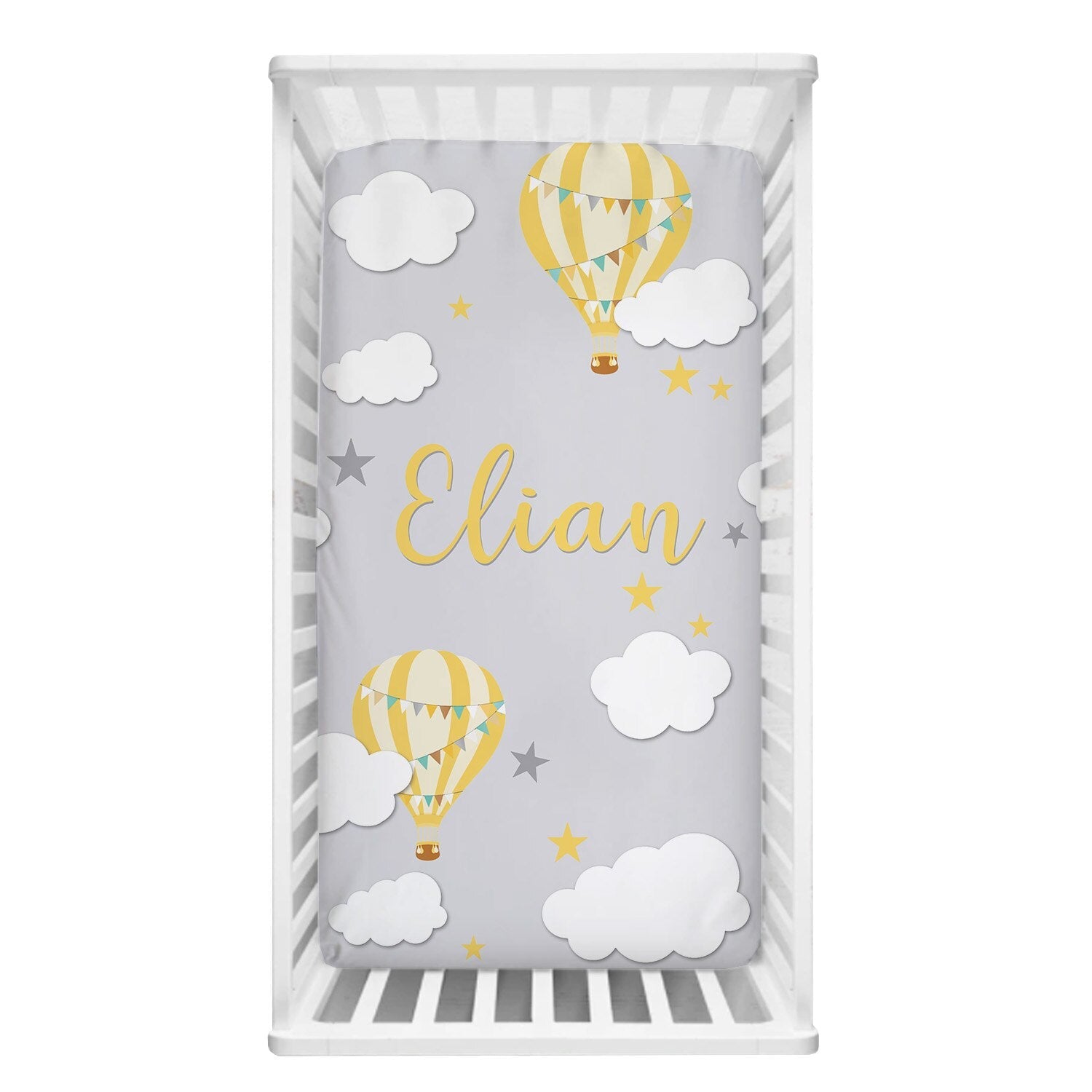 Cloud  Hot Air Balloon Baby Bedding Set - Baby Shower Gift