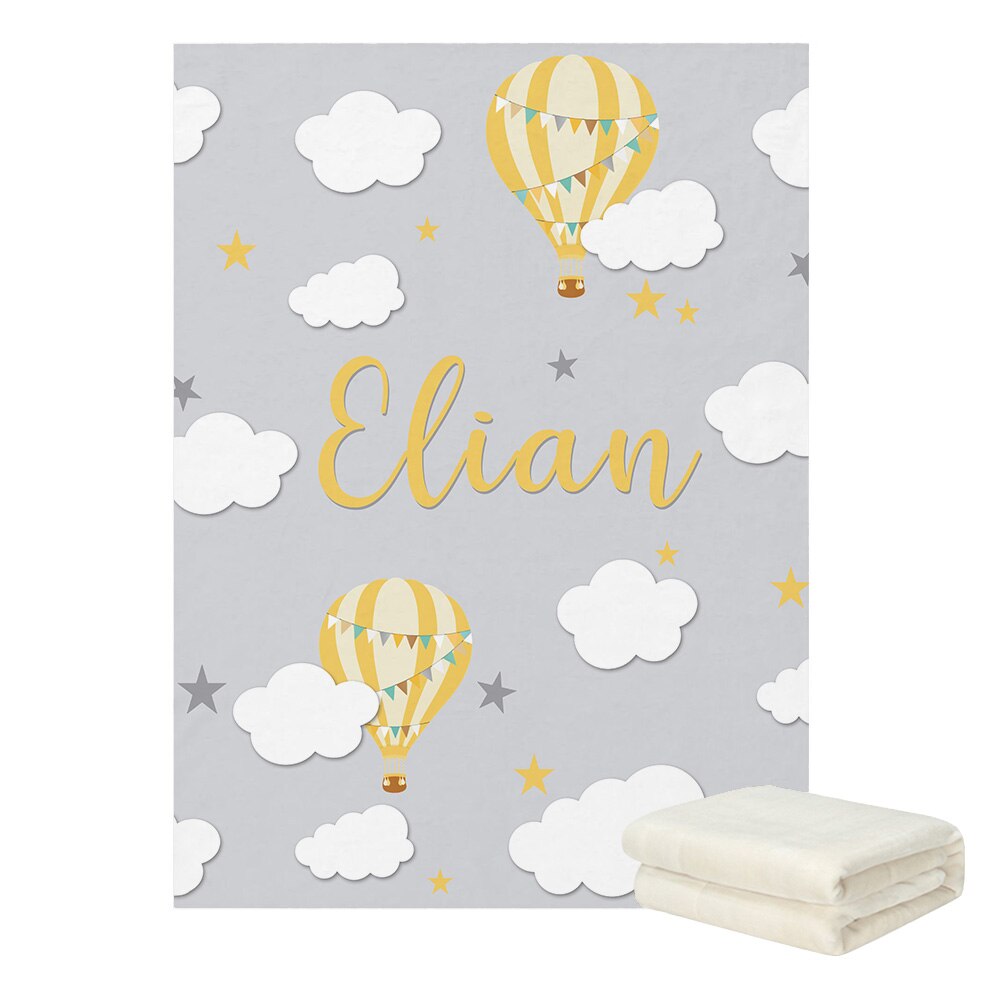 Cloud  Hot Air Balloon Baby Bedding Set - Baby Shower Gift