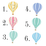 Cloud  Hot Air Balloon Baby Bedding Set - Baby Shower Gift