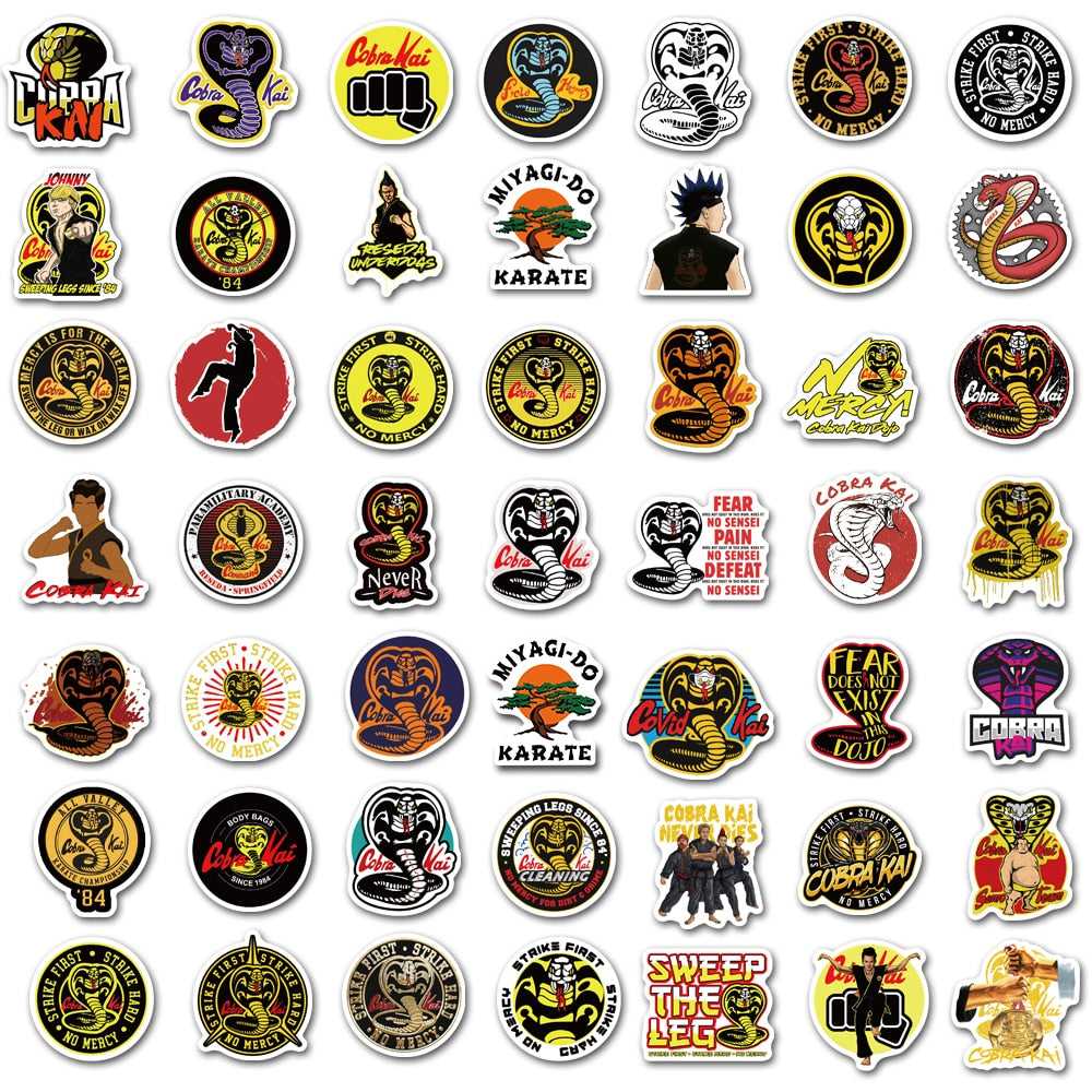 TV Show Cobra Kai Stickers