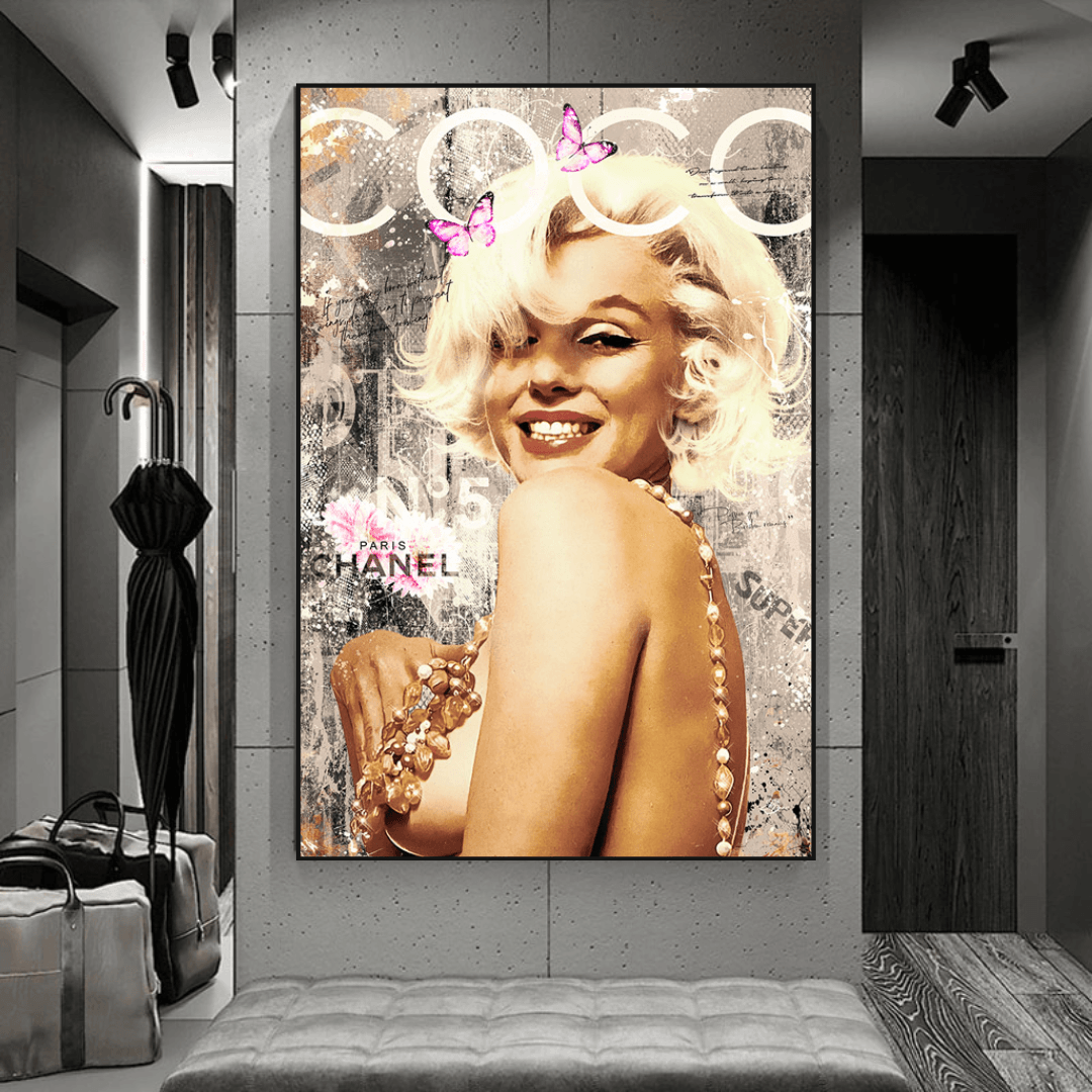 COCO Milano Chanel: Marilyn Poster – Authentische Mode