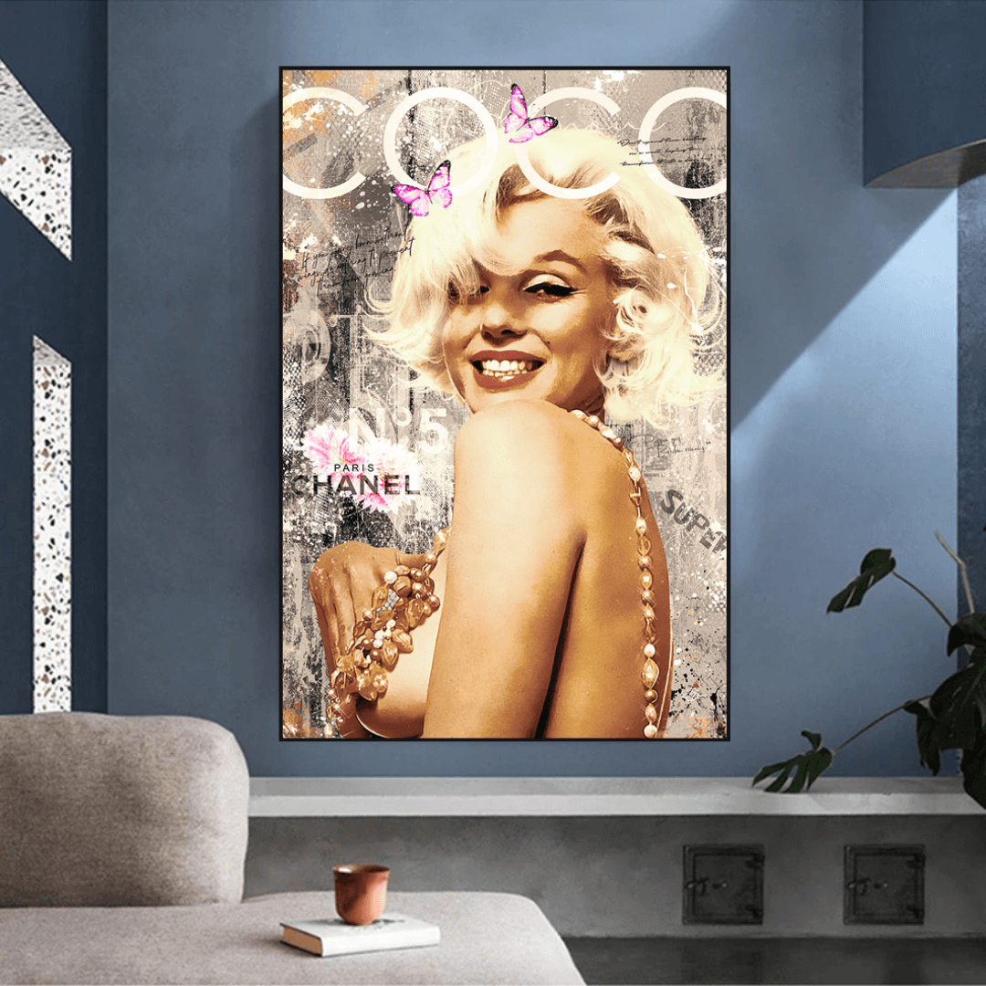 COCO Milano Chanel: Marilyn Affiche - Mode Authentique