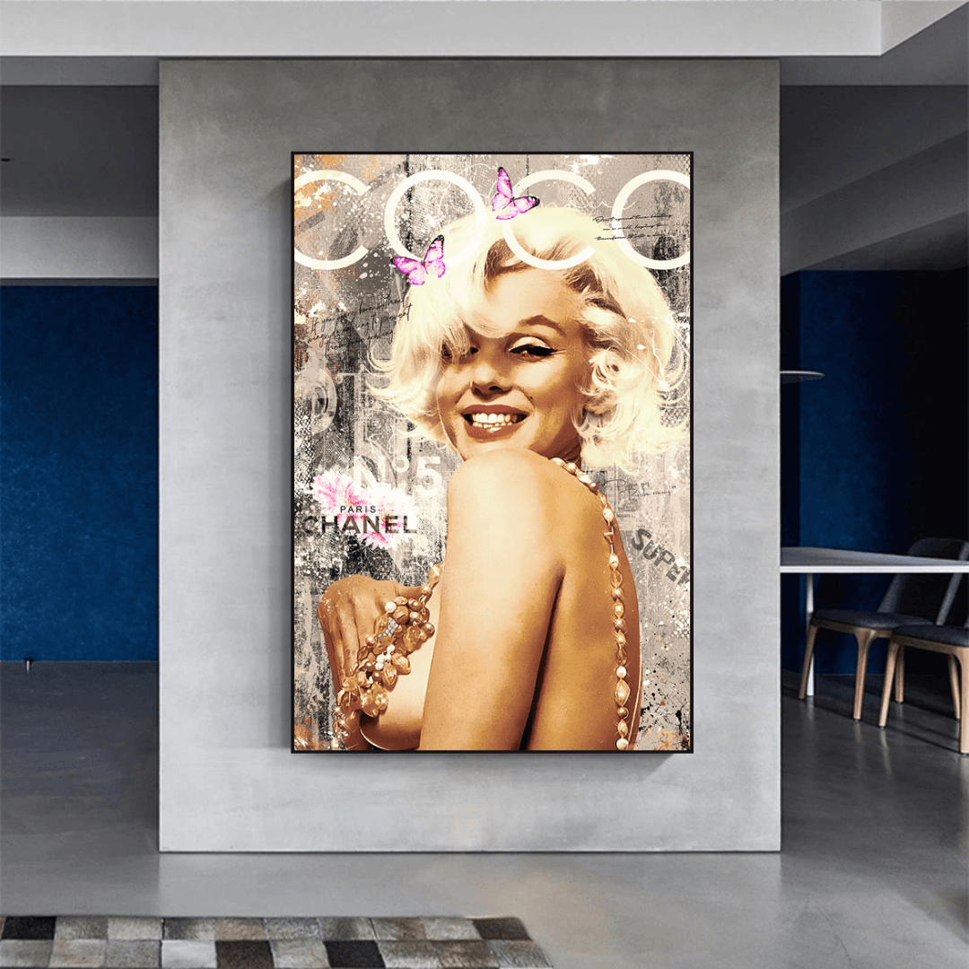 COCO Milano Chanel: Marilyn Affiche - Mode Authentique