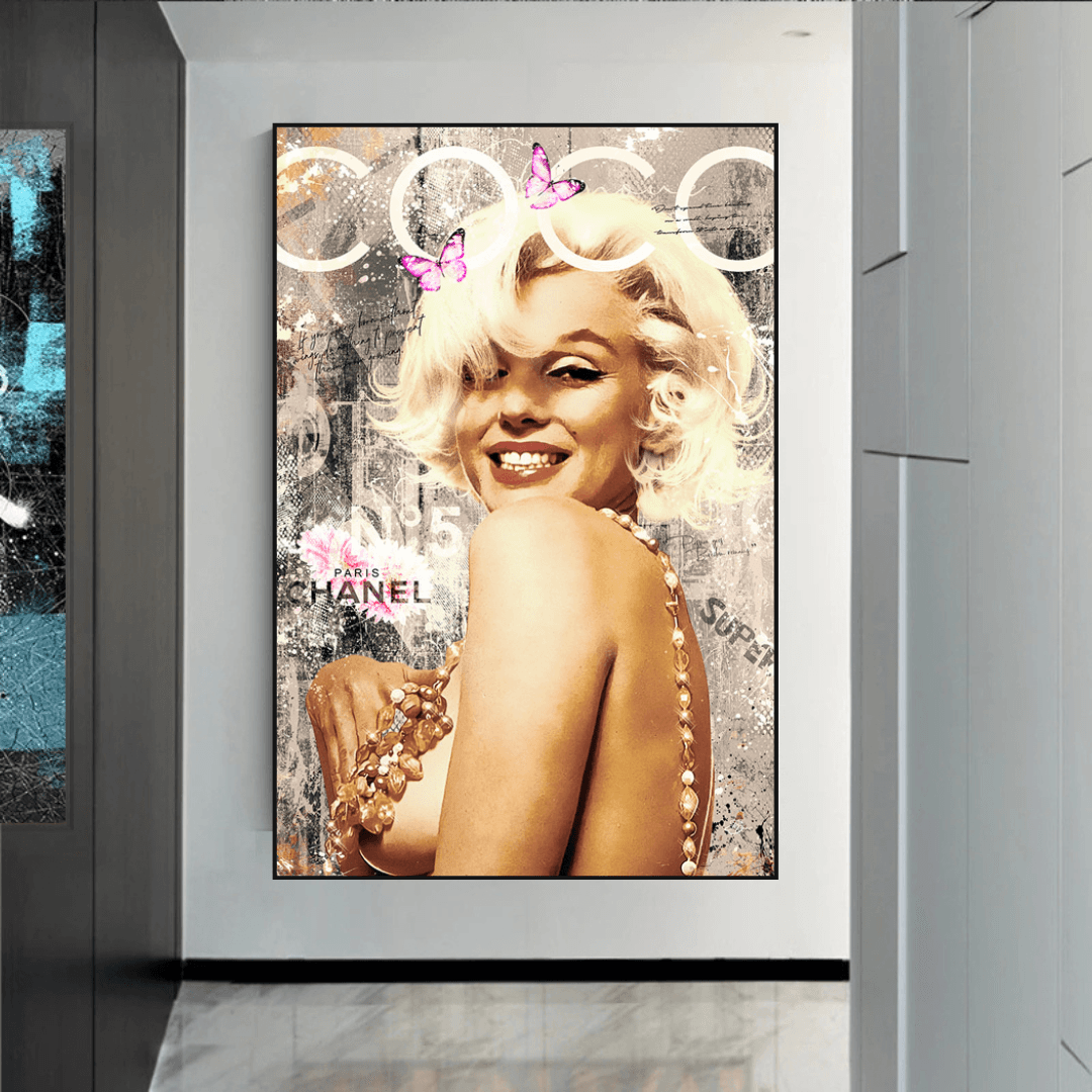 COCO Milano Chanel: Marilyn Affiche - Mode Authentique