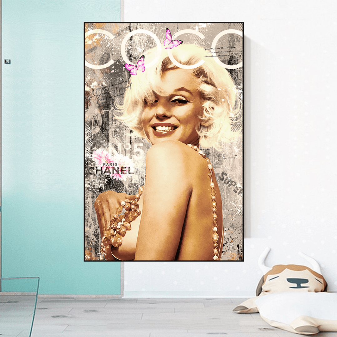 COCO Milano Chanel: Marilyn Poster – Authentische Mode