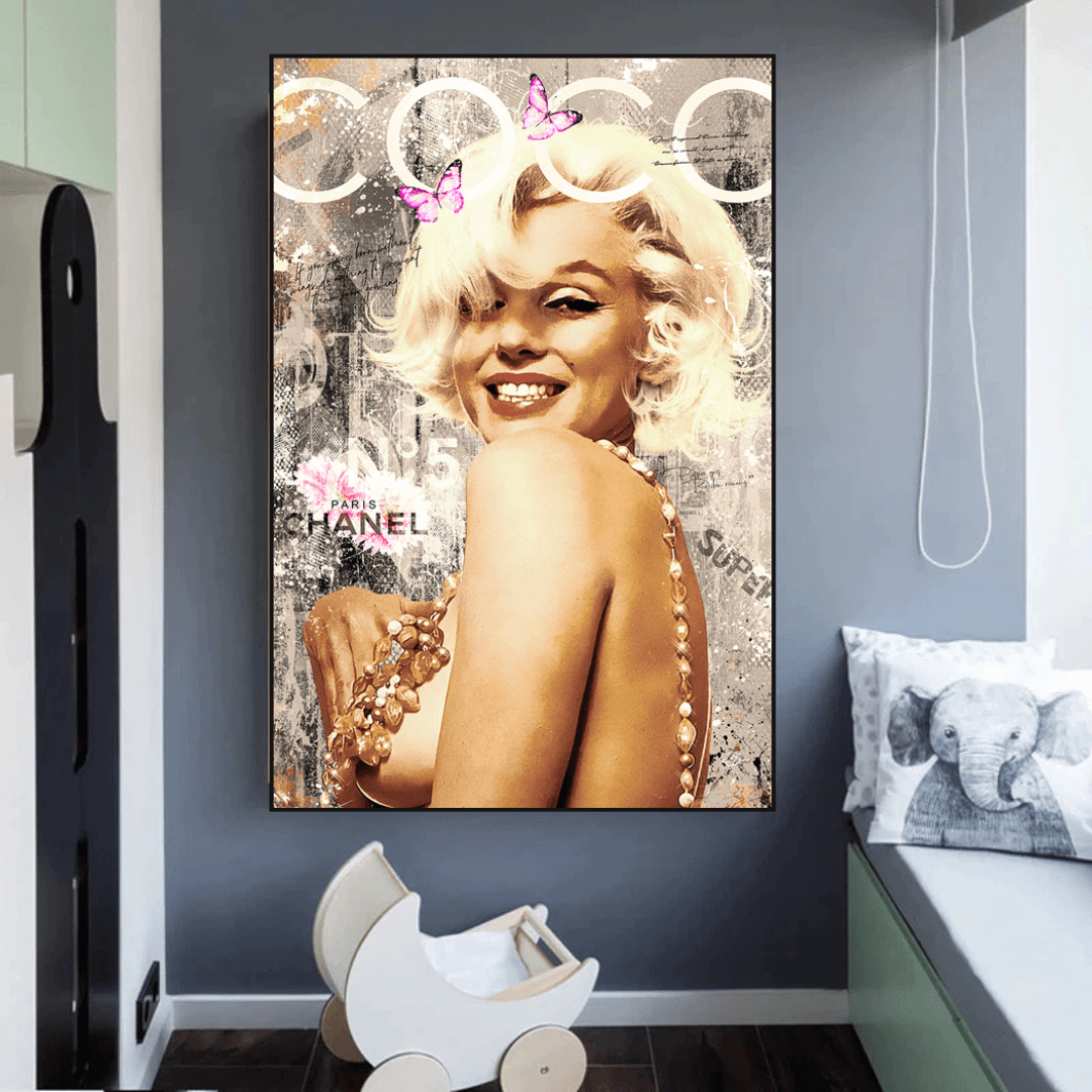 COCO Milano Chanel: Marilyn Poster – Authentische Mode