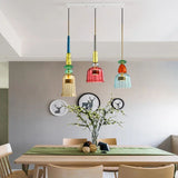 Colorful Glass LED Pendant Lights - Illuminate Your Space with Elegance