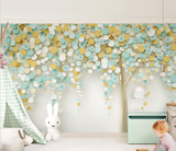 Colourful 3D Tree Wallpaper Murals - Transform Your Space