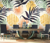 Colourful Leaf Wallpaper Murals - Vibrant Wall Decor Options