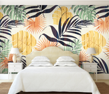 Colourful Leaf Wallpaper Murals - Vibrant Wall Decor Options