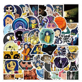 Animated Movie Coraline and The Secret Door Stickers Pack | Famous Bundle Stickers | Waterproof Bundle Stickers