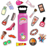 Girls Cosmetics Stickers Pack | Famous Bundle Stickers | Waterproof Bundle Stickers