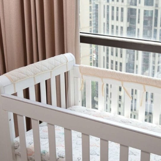 Cotton Cot Bumper - Protect Your Baby with Anti-Bite Bumper