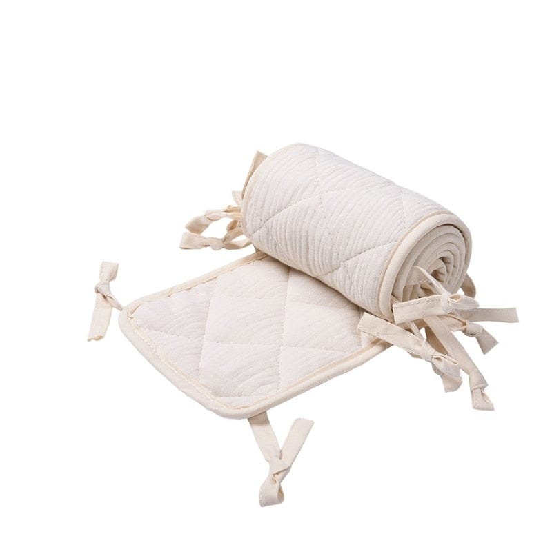 Cotton Cot Bumper - Protect Your Baby with Anti-Bite Bumper