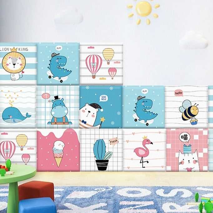 Kindergarten Anti-Collision Wall Stickers For Kids Rooms | 3D Soft Wall Decoration Self Adhesive