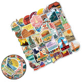 Travel City Landscape 50 Stickers Pack | Famous Bundle Stickers | Waterproof Bundle Stickers