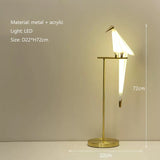 Lampadaire LED Crane The Bird : illuminez avec style