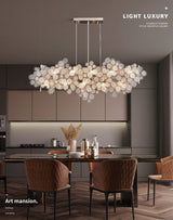 Crystal Glass Chandelier – Illuminate with Elegance