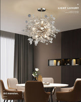 Crystal Glass Chandelier – Illuminate with Elegance