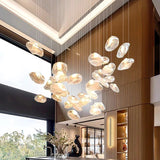 Crystal Lava Pebbles Chandelier - Elegant Lighting