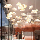 Crystal Lava Pebbles Chandelier - Elegant Lighting