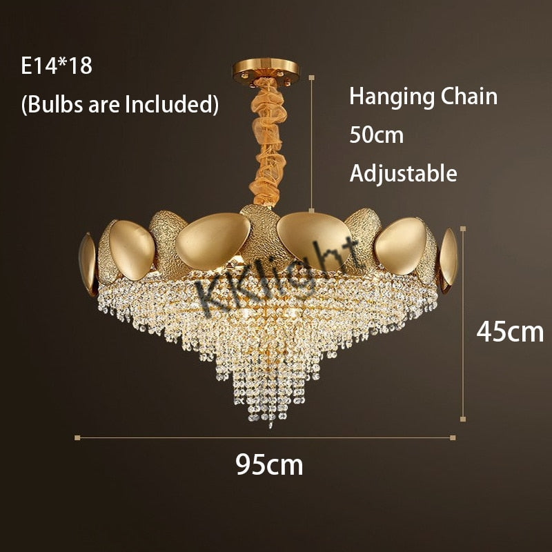 Crystal Pendant Lamp Chandelier: Illuminate with Elegance