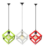 Cube Pendant Light Metal Elegance - Illuminate with Style