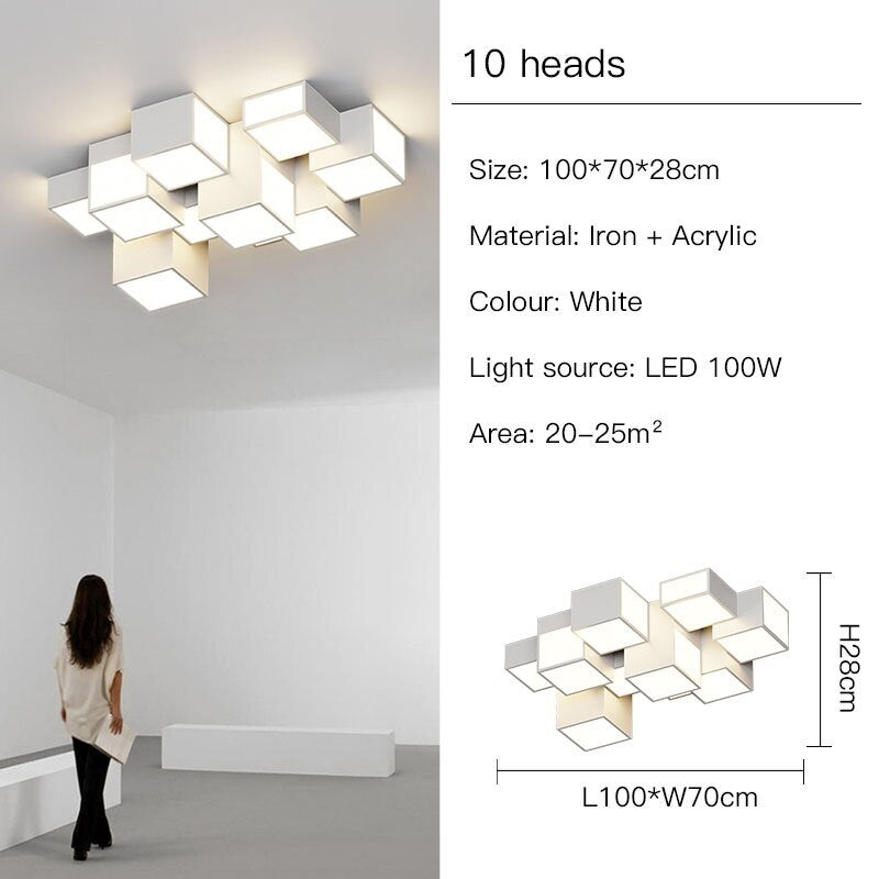 Cubes Ceiling Light - Illuminate with a Modern Flair