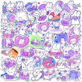 Cartoon Cute Little Rabbit Stickers Pack | Famous Bundle Stickers | Waterproof Bundle Stickers