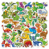 Cute Cartoon Dinosaur Stickers DIY Phone Snowboard Laptop Luggage Fridge Guitar Graffiti Waterproof Classic Stickers